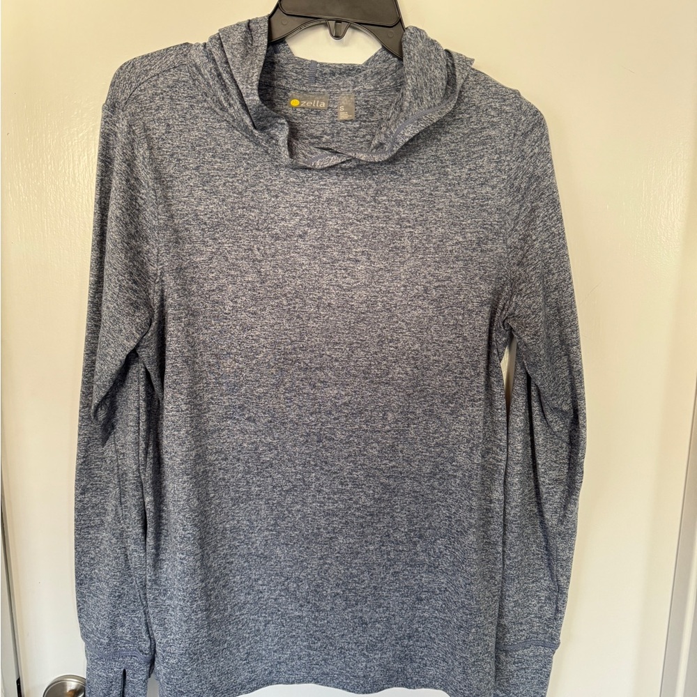 Zella Hooded Stretch Long Sleeve Shirt